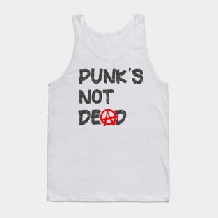 Punk Rock Music is Not Dead Tank Top